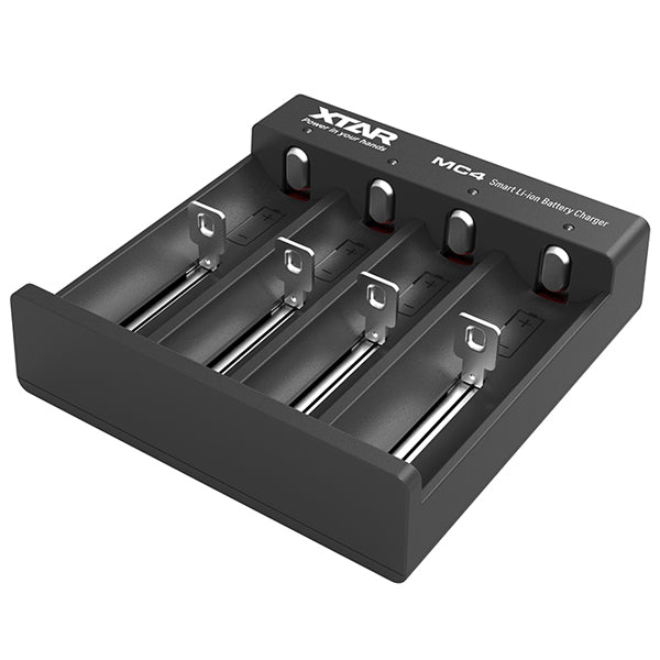 Xtar MC4 - 4 Bay Charger incl. Wall Adapter