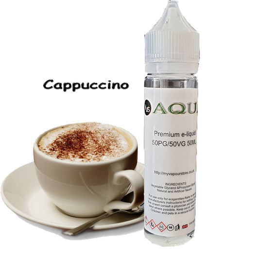 aqua cappuccino 50ml shortfill