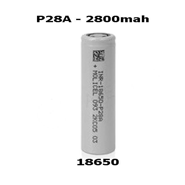 Molicel P28A 18650 Battery - 2800mah