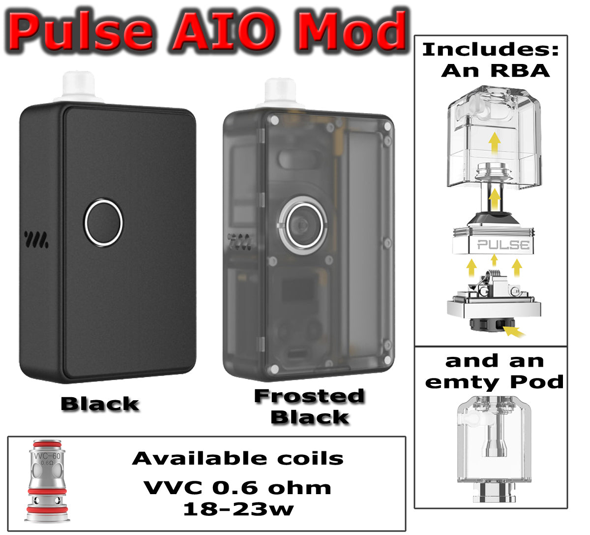 Pulse AIO Kit - Frosted Black