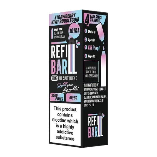 Refill Bar - Strawberry Kiwi Bubblegum 10mg