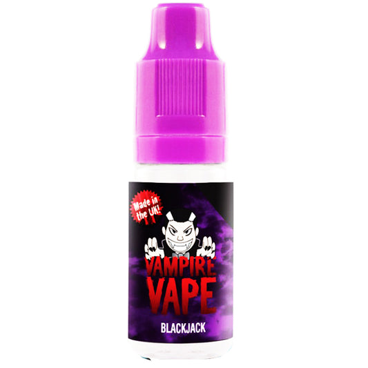 vampire vape black jack 0mg 10ml