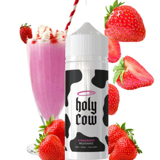 Strawberry Milkshake by Holy Cow - 100ml Shortfill