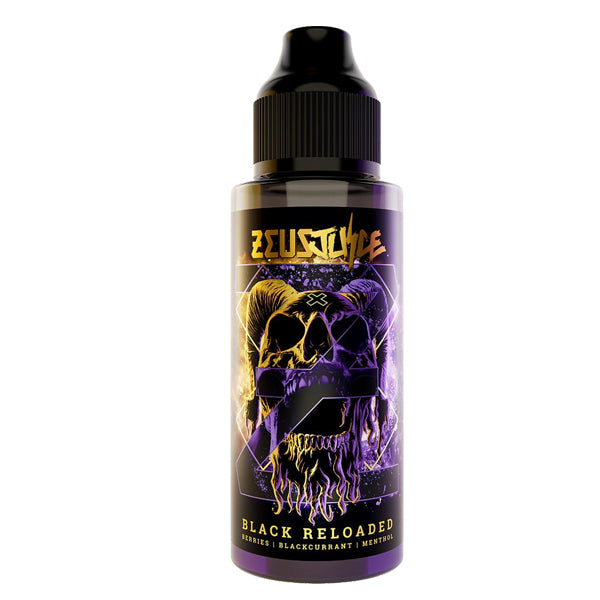 zeus juice black reloaded 100ml shortfill